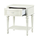 Dorothy Ivory Nightstand W/1 Drawer - Ornate Home