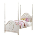 Dorothy Ivory Twin Post Bed - Ornate Home