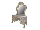 Dresden II Bone White Finish Mirror - Ornate Home
