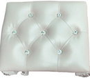 Dresden II Bone White Finish Vanity Stool - Ornate Home