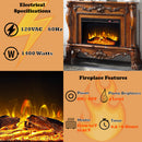Dresden Oak Fireplace - Ornate Home