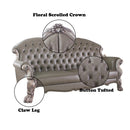 Dresden Vintage Bone White Sofa w/ 5 Pillows - Ornate Home