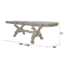 Dresden White Dining Table - Ornate Home