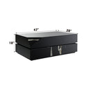 Drisana Black Mirrored Coffee Table - Ornate Home
