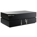 Drisana Black Mirrored Coffee Table - Ornate Home