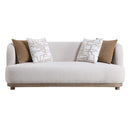 Duncan Beige Sofa w/4 Pillows - Ornate Home