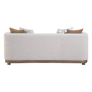 Duncan Beige Sofa w/4 Pillows - Ornate Home