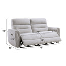 Eastre Beige Power Motion Sofa - Ornate Home