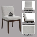Edwyn Gray & Brown Side Chair (Set of 2) - Ornate Home