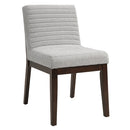 Edwyn Gray & Brown Side Chair (Set of 2) - Ornate Home
