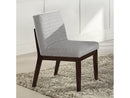 Edwyn Gray & Brown Side Chair (Set of 2) - Ornate Home