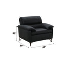 Eilene Black  Chair - Ornate Home