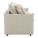Elisea Beige Sofa w/Sleeper - Ornate Home