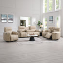 Elison Beige Power Motion Glider Recliner W/Swivel - Ornate Home