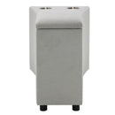 Emee Gray Corduroy Console w/USB - Ornate Home
