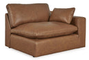 Emilia Caramel Leather 5pc Modular Sectional Living Room Set (Online Special Price) - Ornate Home