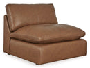 Emilia Caramel Leather 5pc Modular Sectional Living Room Set - Ornate Home