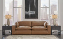 Emilia Caramel Leather 5pc Modular Sectional Living Room Set - Ornate Home