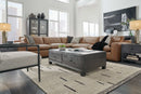 Emilia Caramel Leather 5pc Modular Sectional (Online Special Price) - Ornate Home