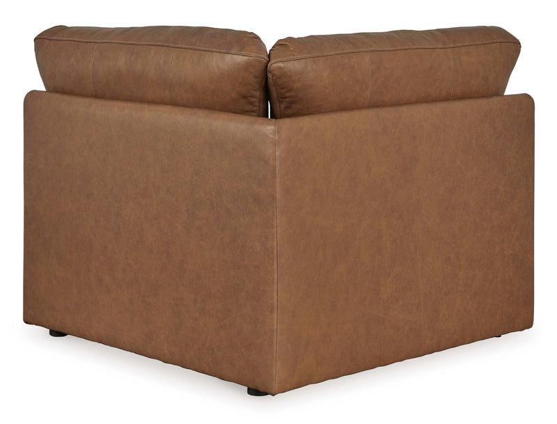 Emilia Caramel Leather 5pc Modular Sectional (Online Special Price) - Ornate Home