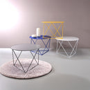 Epidia Blue Accent Table - Ornate Home