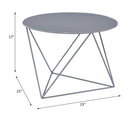 Epidia Gray Accent Table - Ornate Home