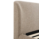Erica Dark Beige Eastern King Bed - Ornate Home