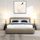 Erica Dark Beige Full Bed - Ornate Home
