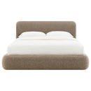 Erica Dark Beige Queen Bed - Ornate Home