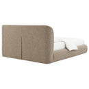 Erica Dark Beige Queen Bed - Ornate Home