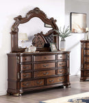 Esparanza Brown Cherry 5 Pc. Queen Bedroom Set w/ 2NS - Ornate Home