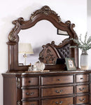Esparanza Brown Cherry 5 Pc. Queen Bedroom Set w/ 2NS - Ornate Home
