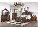 Esparanza Brown Cherry 5 Pc. Queen Bedroom Set w/ 2NS - Ornate Home
