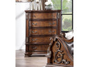 Esparanza Brown Cherry 5 Pc. Queen Bedroom Set w/ Chest - Ornate Home