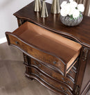 Esparanza Brown Cherry 5 Pc. Queen Bedroom Set w/ Chest - Ornate Home