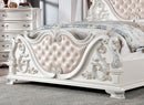 Esparanza Pearl White 4 Pc. Queen Bedroom Set - Ornate Home