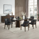 Estella Black/Walnut Side Chair (Set of 2) - Ornate Home