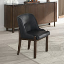 Estella Black/Walnut Side Chair (Set of 2) - Ornate Home