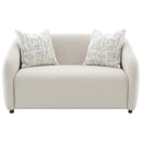 Etienne Beige Loveseat W/3 Pillows - Ornate Home