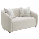Etienne Beige Loveseat W/3 Pillows - Ornate Home