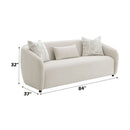 Etienne Beige Sofa W/3 Pillows - Ornate Home