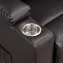 Evander Brown Power Lift Recliner - Ornate Home