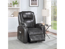 Evander Gunmetal Power Lift Recliner - Ornate Home