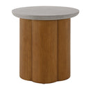 Evelyn Walnut End Table - Ornate Home