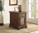 Evrard Dark Oak Accent Table - Ornate Home