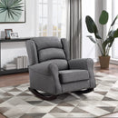 Fabien Gray Rocking Chair - Ornate Home