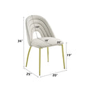 Fadri White Side Chair - Ornate Home