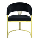 Fallon Black Side Chair - Ornate Home