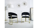 Fallon Black Side Chair - Ornate Home