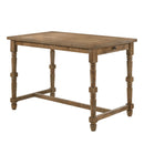 Farsiris Weathered Oak Counter Height Table - Ornate Home